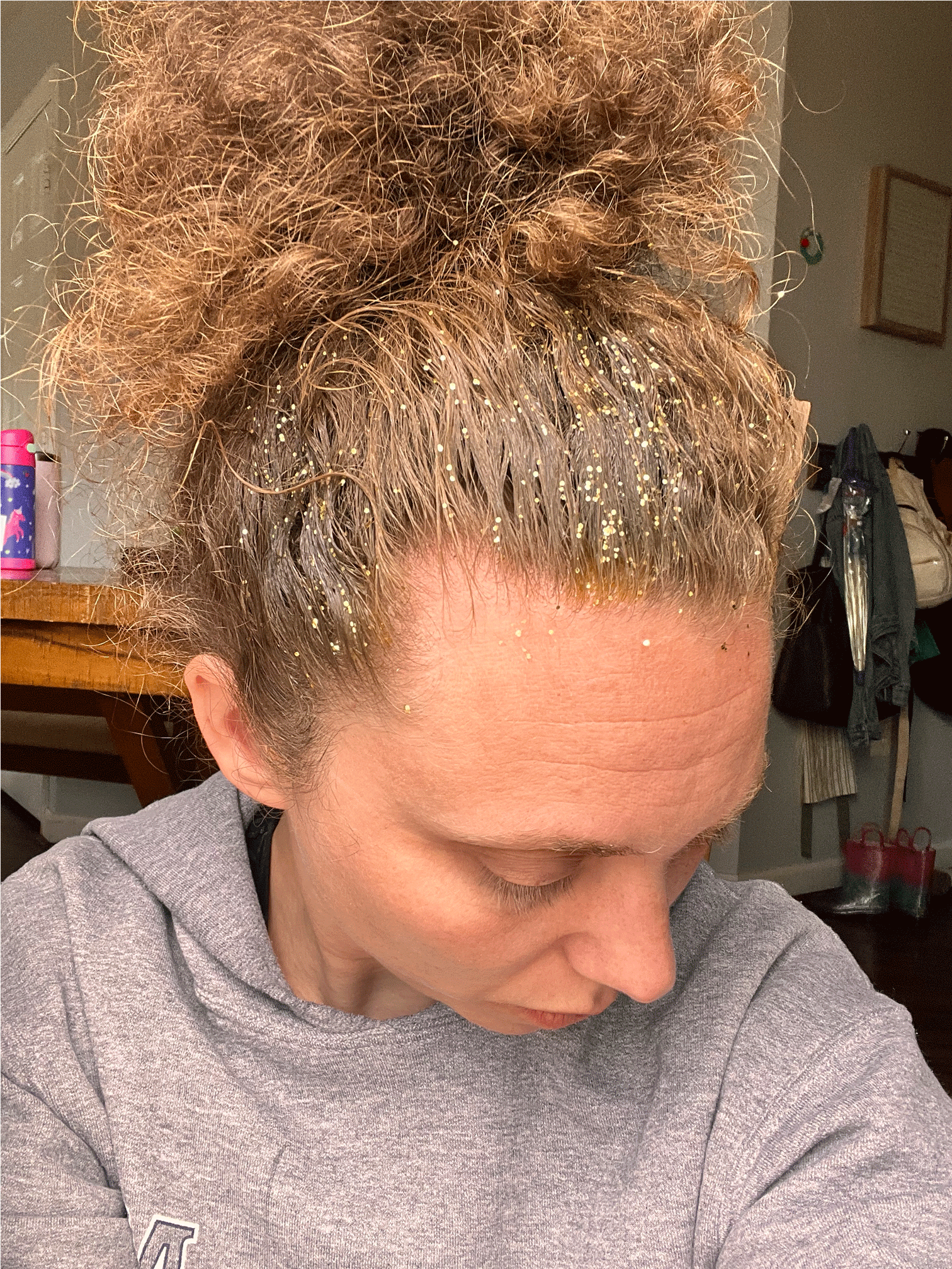 Biodegradable Glitter Flaxseed Gel