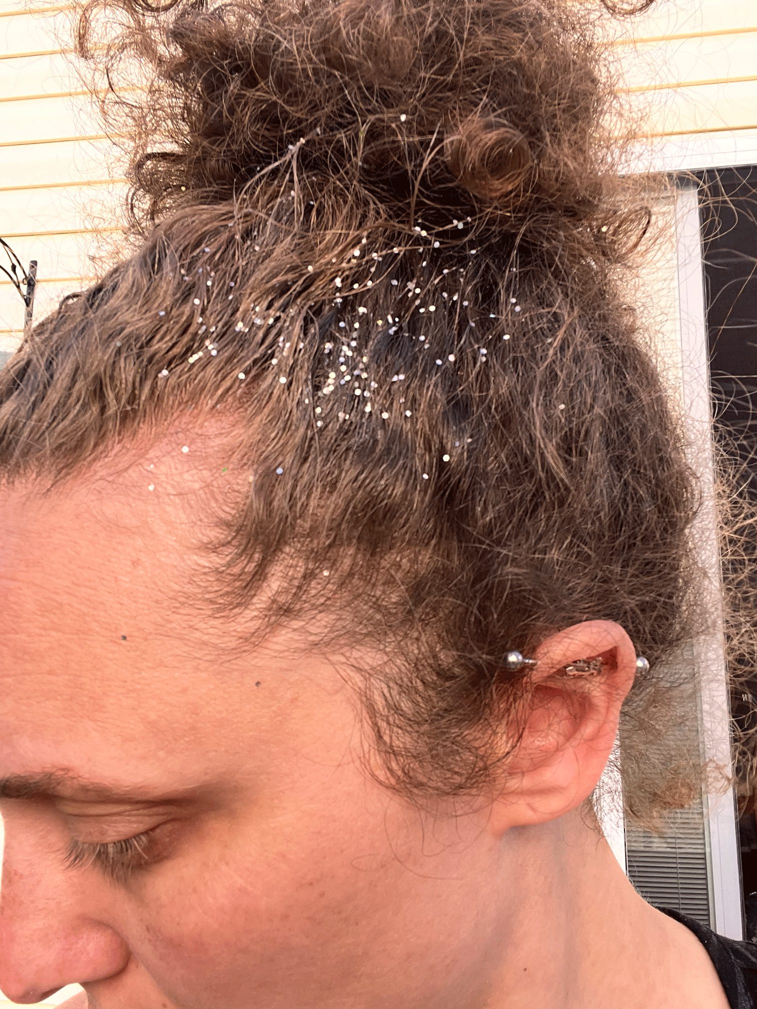 Biodegradable Glitter Flaxseed Gel